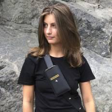 Efva Attling BAGSTRAP - Stars & Phone Wallet. ONE SIZE - LÄDER
