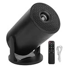 Mini -projektor med WiFi och Bluetooth, 1080p Stödde 270 ° Rotertable Video Movie Projector, Outdoor Portable Movie Mini Projector för Android Laptop PC Smartphone