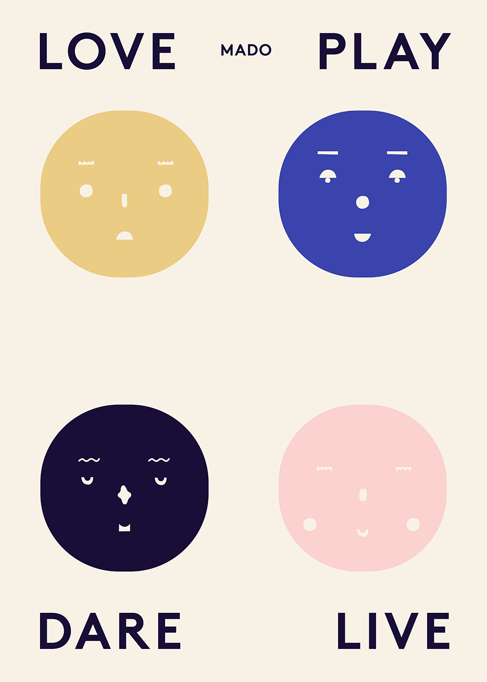 Four Feelings - 30x40cm (30x40cm)
