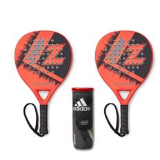 ZERV Padel Paketerbjudande (ZERV Phantom Padel Elite Black/Orange + Adidas Speed RX)