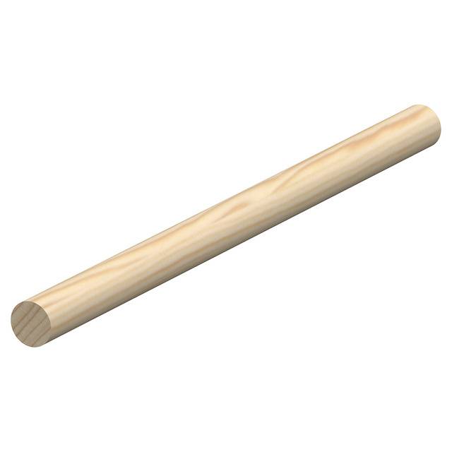 12MM RUNDSTAV FURU L=1,0M OBEHANDLAD RAW (20) | Beijerbygg Byggmaterial