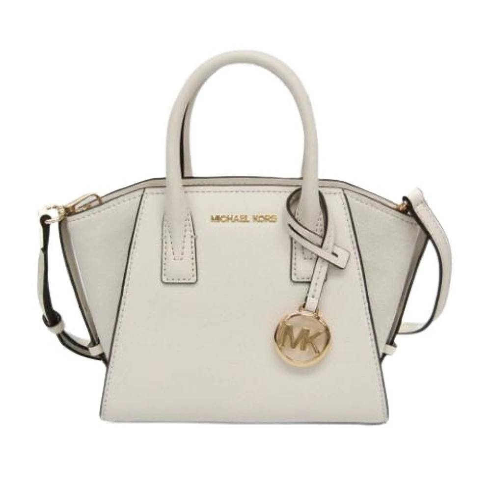 Michael Kors Pre-owned Pre-owned Avril Håndtaske - Vintage - Dame - Hvid - ONE SIZE - Uld