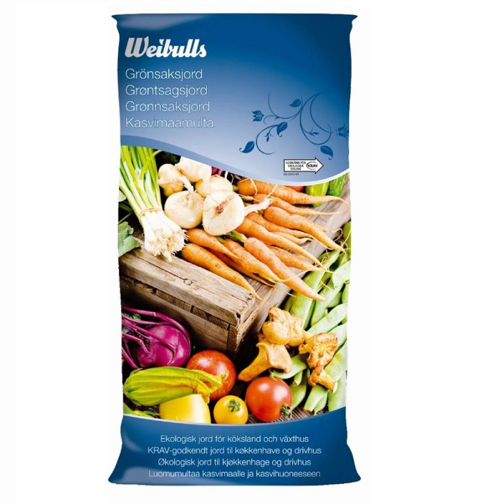 GRÖNSAKSJORD WEIBULLS 40L HELPALL 45ST