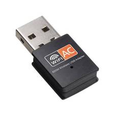 Usbnovel Ac 600mbps Usb Wifi-adapter til pc - Trådløs netværksadapter med dobbeltbånd 2,4ghz, 5ghz højforstærkningsantenne Wifi Usb, wifi-dongle til