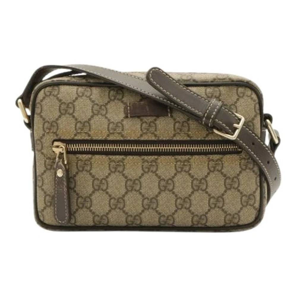 Gucci Vintage Pre-owned Canvas gucci-tasker - Vintage - Dame - Beige - ONE SIZE -