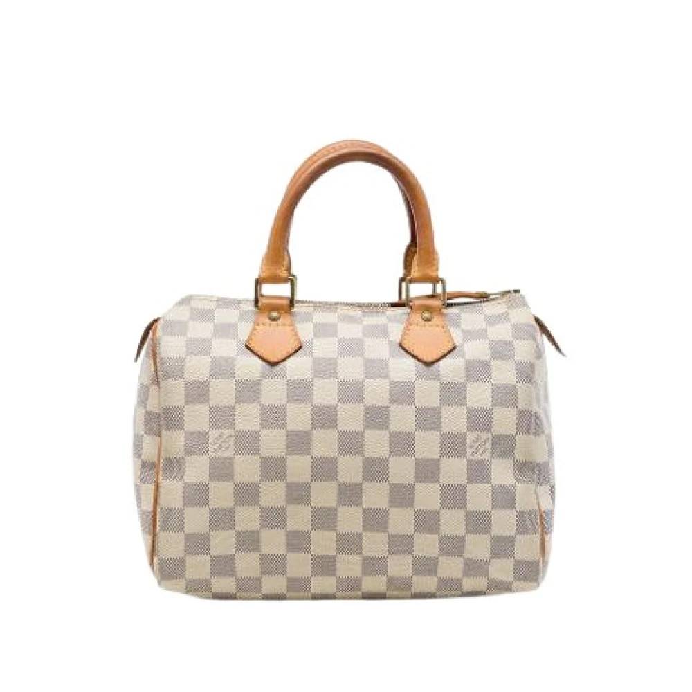 Louis Vuitton Vintage Pre-owned Speedy 25 - Vintage - Dame - Hvid - ONE SIZE - Læder