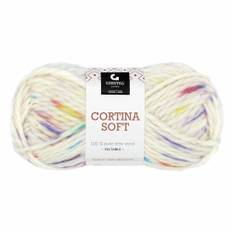 Gjestal Cortina Soft Print 805 Lollipop print Indhold: 100% Ren ny uld Vægt/Længde: 50 g = ca. 55 meter Anbefalede pinde: 8 mm Strikkefasthed: 10 cm = 12 m Vask: Uldvask 30ºC - brug ikke skyllemiddel / Tåler ikke tørretumbler / Tørres fladt.