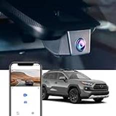 Fitcamx Dash Cam 4K Lämplig för 2022-2024 Toyota RAV4 LE XLE Limited XSE Adventure SE Premium Hybrid Gen5 (Model B), OEM 2160P Bilkamera WiFi, WDR, G-sensor, mörkerseende, Loop inspelning, 64GB Card