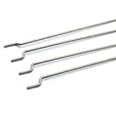 10PC Z Typ D1.0/1.2/1.5mm Push Rod Rostfritt stål Wire Push Pull Rod Pushrod Servo Anslutningsstänger för DIY RC -båtar Reservdel (Color : 3xL300mm)