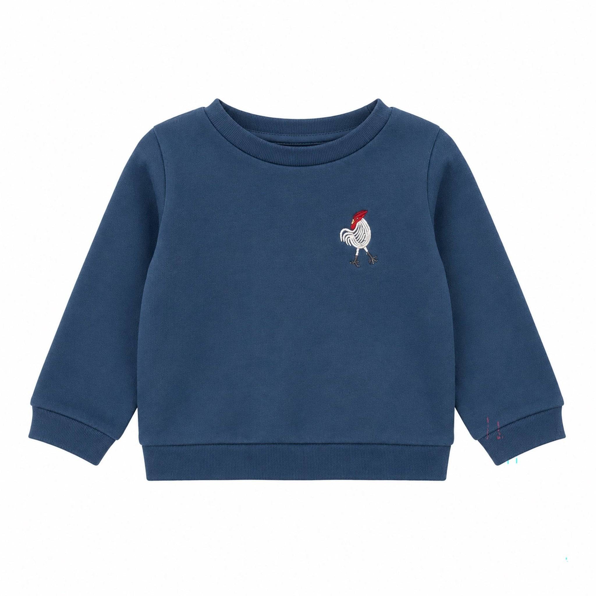hans sweatshirt - blue - 86/92