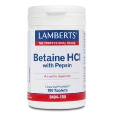 Lamberts Betaine HCL / Pepsin, 180Tabs