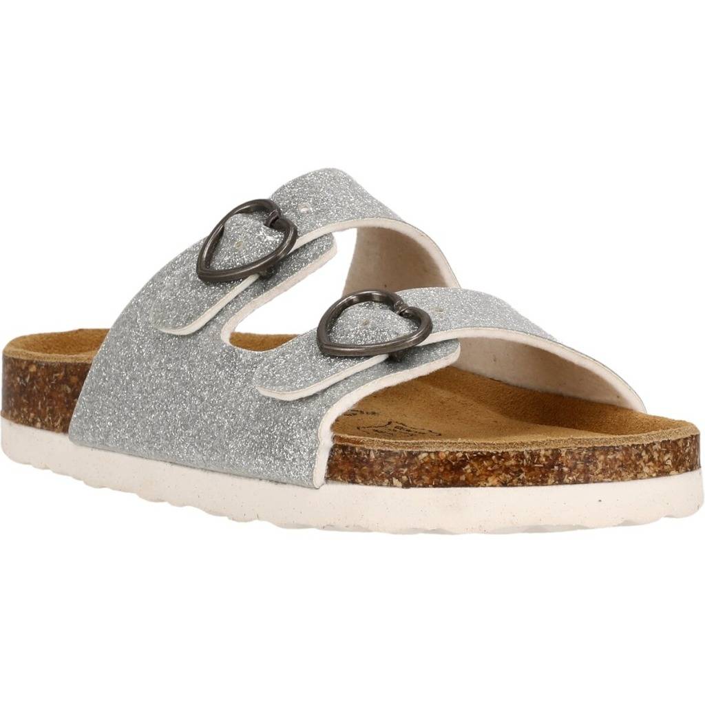 Zig Zag Messina kork sandal til børn - Silver-27.