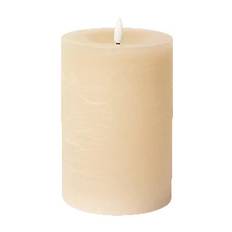 C'est Bon Rustic finish LED pillar candle - Ljus - SAND / beige