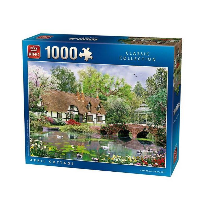 Puzzle 1000 pieces Teile April Cottage