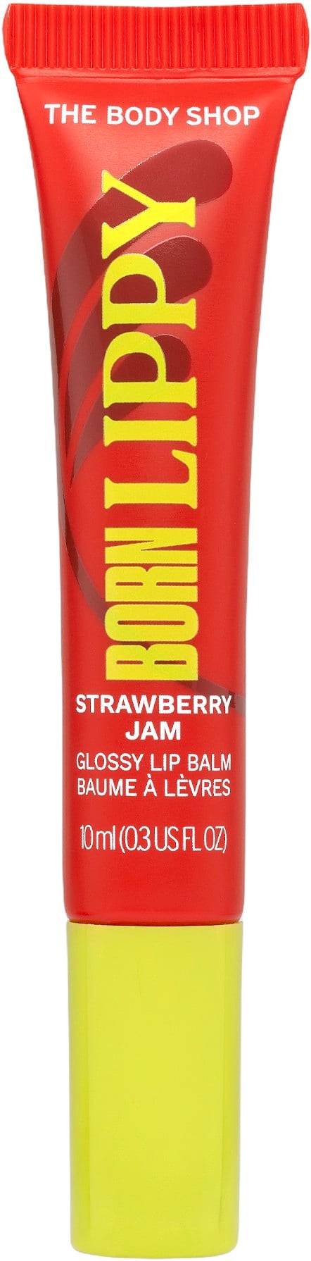 The Body Shop Born Lippy awberry 10ml - Lipgloss hos Magasin.