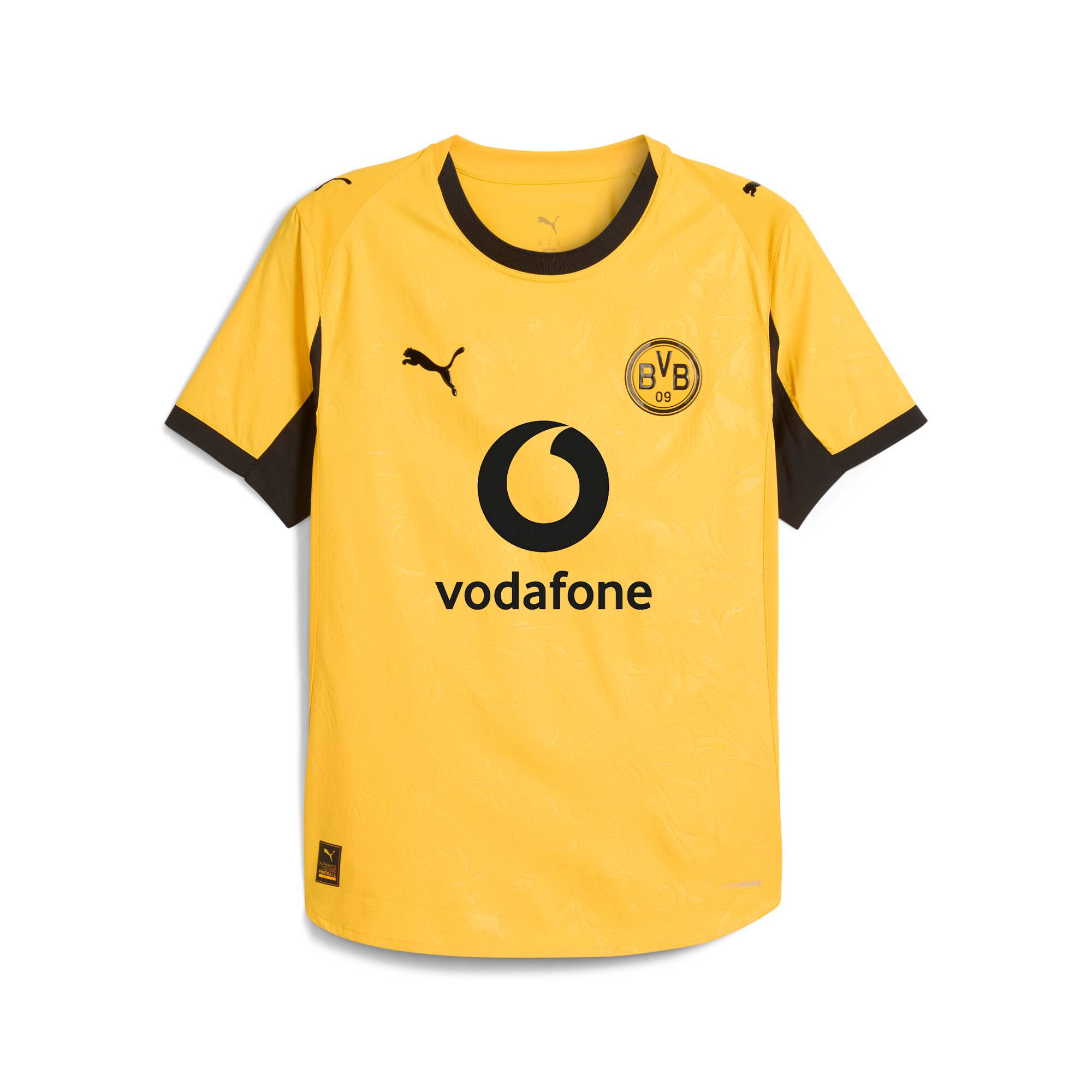 PUMA Borussia Dortmund 25/26 Authentic Cup Jersey Men, Sport, Yellow Sizzle/Black, XS