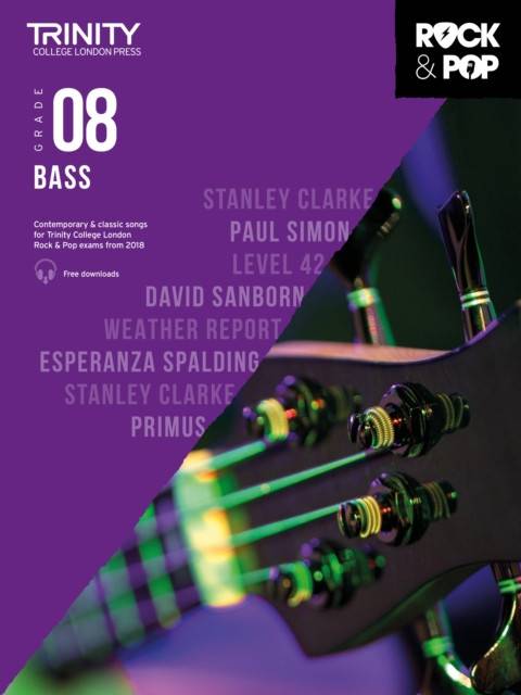 Trinity College London Rock & Pop 2018 Bass Grade 8 (Sheet music, Engelsk)