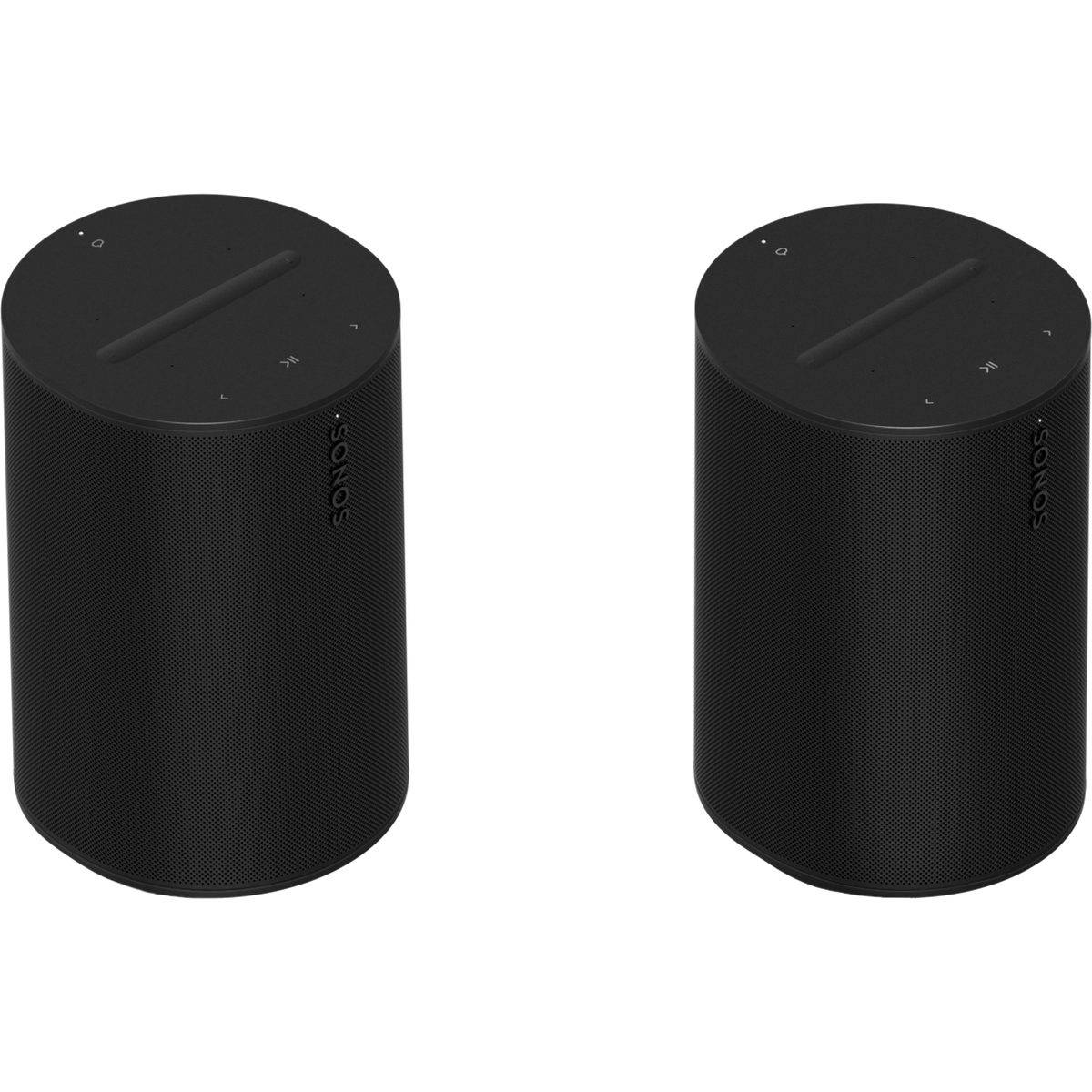Sonos Era 100 matt svart (2-pack) - Trådlös smart högtalare, Deezer, Apple Music, Tidal, Amazon Music, Spotify