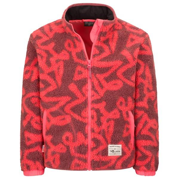 Trollkids Kid's Lyngdal Jacket Fleecejacka Barn Storlek 122 Färg röd