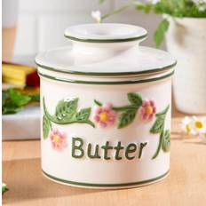 Smørkrukke, Floral - Butter Bell®