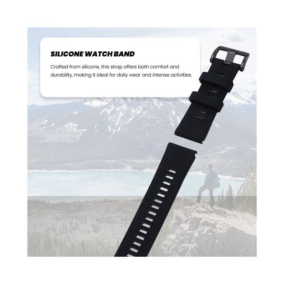 Silicone Watch Band for Fenix 8 5 6 7 Pro Soft Strap for Men Women for Watch Forerunner 965 955 935 26MM