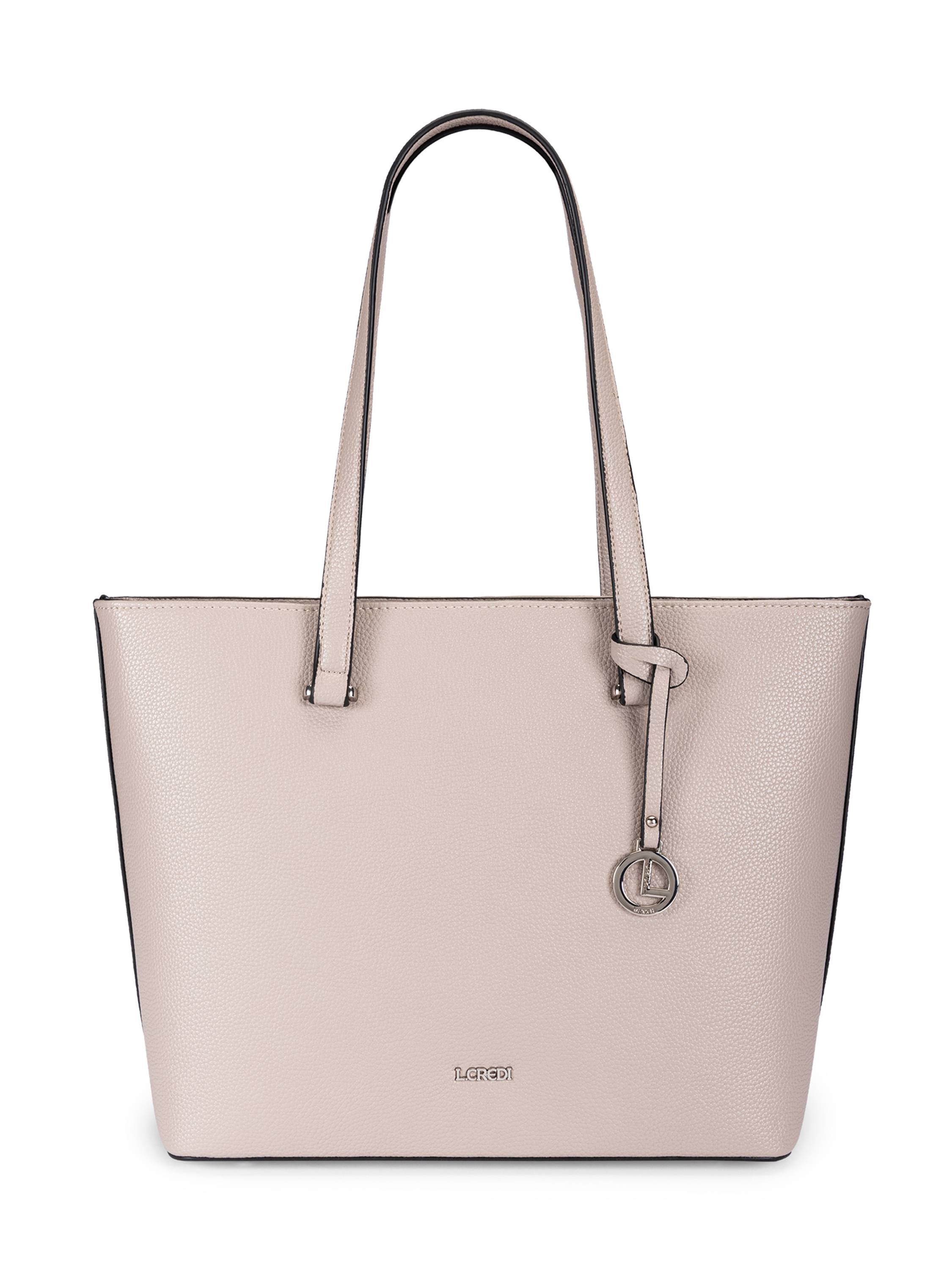 L.CREDI Sarine Shopper taske 42 cm  Beige