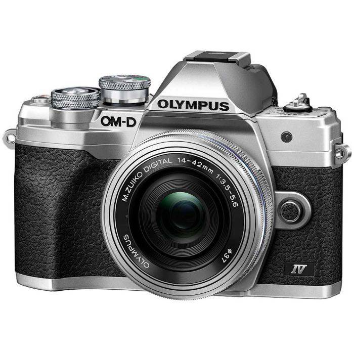Olympus OM-D E-M10 Mark IV + M.Zuiko 14-42mm EZ, silver