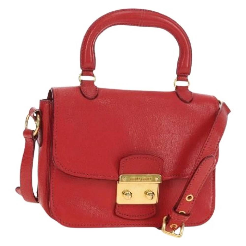 Miu Miu Pre-owned - Pre-owned Läder Cross Body Bag Vintage - Dam - ONE Size - Läder