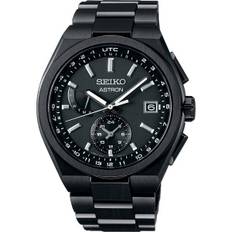 Seiko Men's SBXY087 (ASTRON NEXTER Solar Radio Controlled Men's Metal Band) Round Watch Black