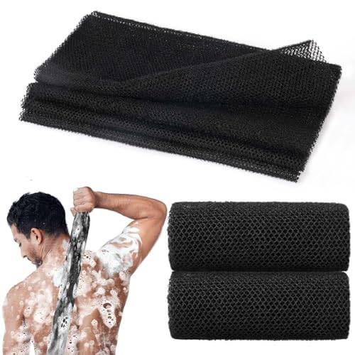AfricanNet Sponge, Nylon Exfoliating Net, Deep Cleaning 2 in 1 Beauty Skin Wash Handduk, Body Back Shower Scrubber för Män och Kvinnor