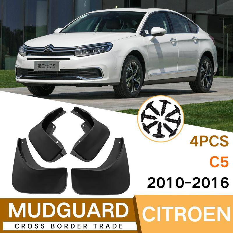 Stänkskydd För Citroen Citroen C5 2010-2016 Stänkskydd Fram Bak Skärm Bil black