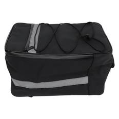 Bike Rear Rack Bag Waterproof Reflective Large Capacity Bicycle Back Rack Carrier with Rain Cover