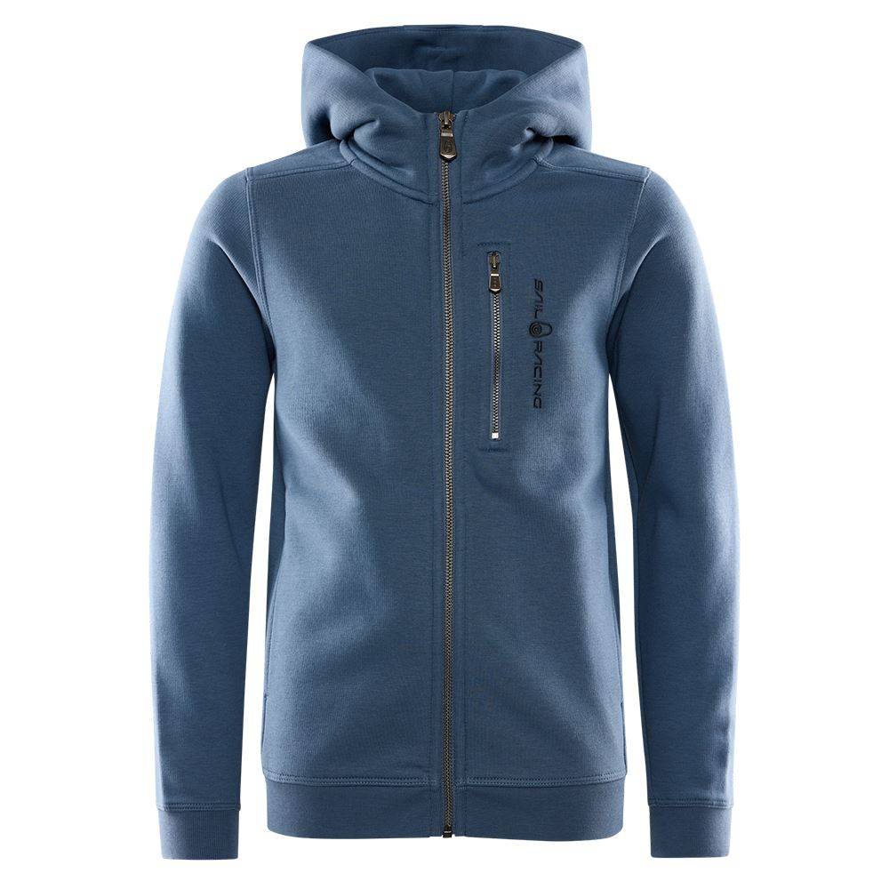BOWMAN ZIP HOOD junior, 150, Anchor Blue