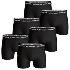 Björn Borg 6-pack Essential Shorts - Black - Medium * Kampanj *