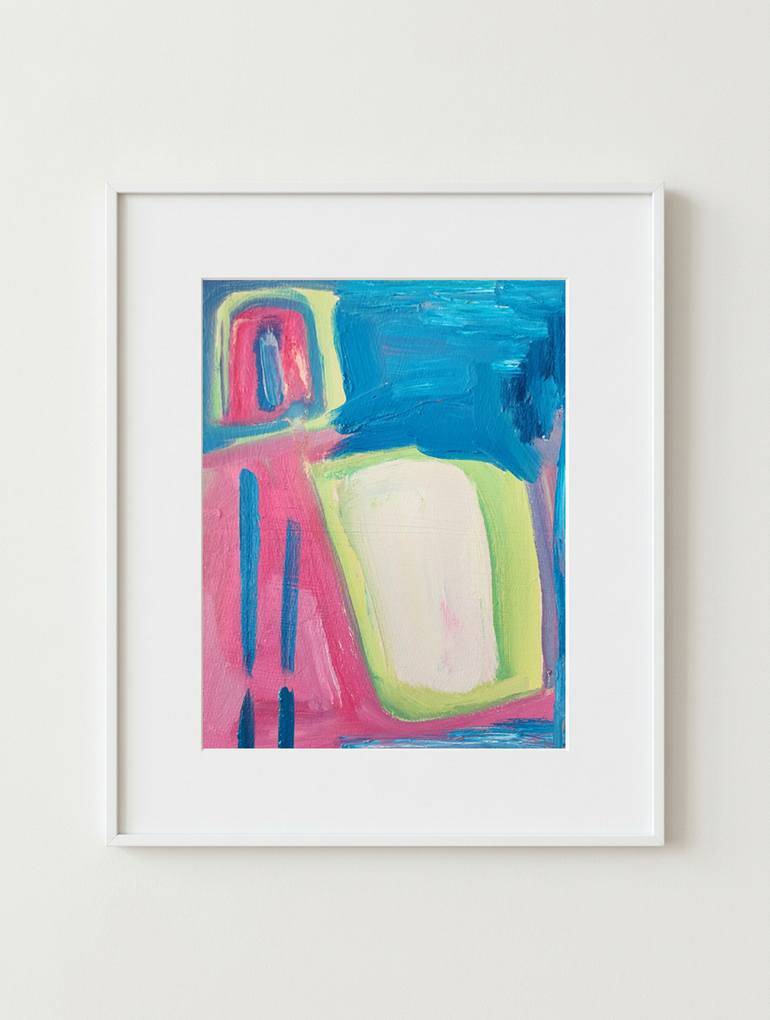 Original Abstract Painting by Xcel Gallery | Abstract Art on Paper | Wayback Playback