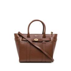 Mulberry - Bayswater liten totebag med dragkedja - dam - läder - one size - Brun
