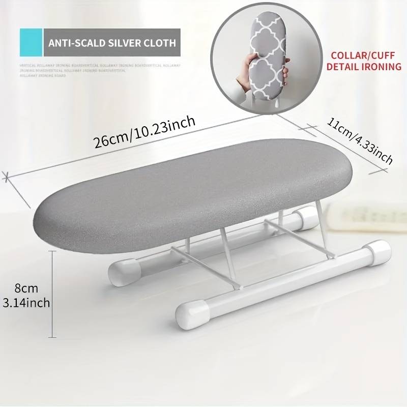 1pc Ironing Cuff Ironing Board Mini Folding Small Ironing Sleeve Board Pure Cotton Cloth Cover Ironing Board Apartment Essentials, College Dorm Essentials, Back To School Supplies, Home Accessories