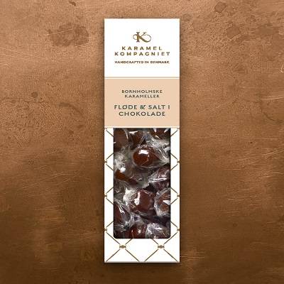 Karamel Kompagniet Gourmet karamelkugler, Fløde og Salt i Chokolade