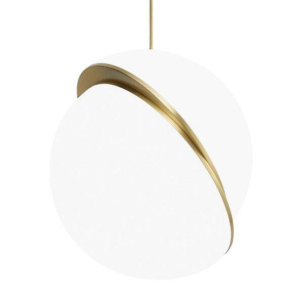 Crescent Taklampa Opal/ Mässing - Opal / Mässing