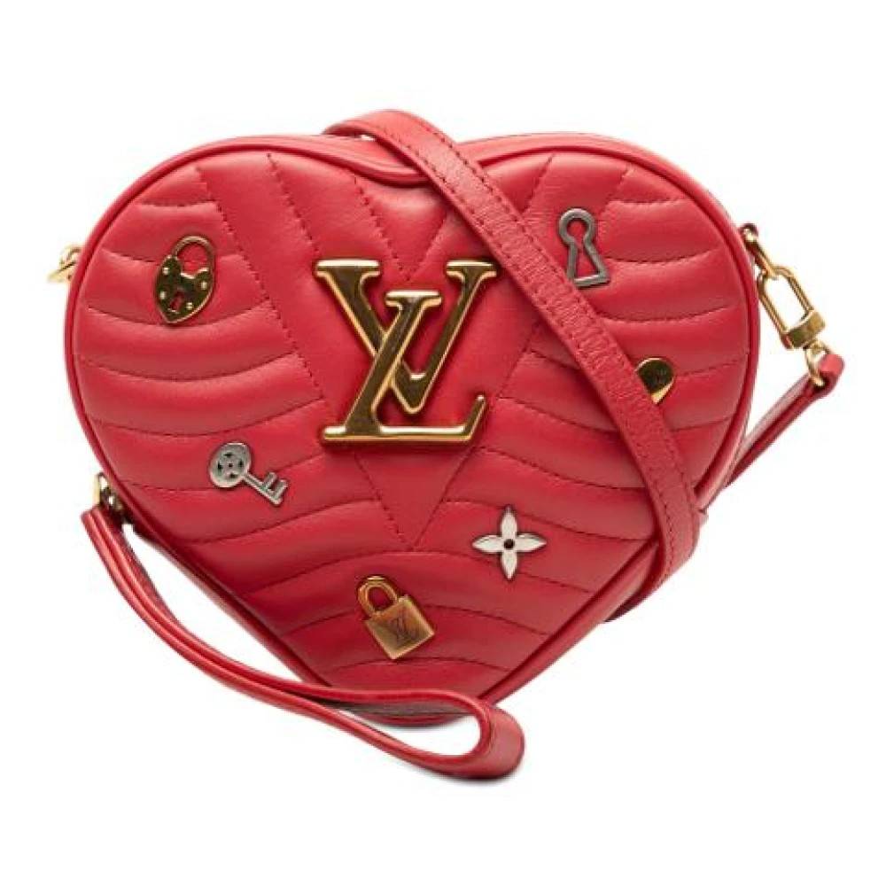 Louis Vuitton Vintage Pre-owned New Wave Heart Bag - Vintage - Dame - Rød - ONE SIZE - Uld