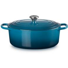 Le Creuset Signature Oval Gryde 27 cm/4,1 L, Deep Teal