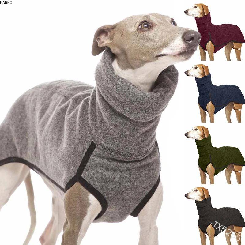 Högkrage Husdjurskläder för Mellanstora Stora Hundar Vinter Varm Stor Hundkappa Faraohund Grand Danois Pullovers Mascotas Tillbehör