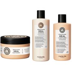 Maria Nila Head & Hair Heal Trio Masque 250 ml, Conditioner 300 ml, Shampoo 350 ml