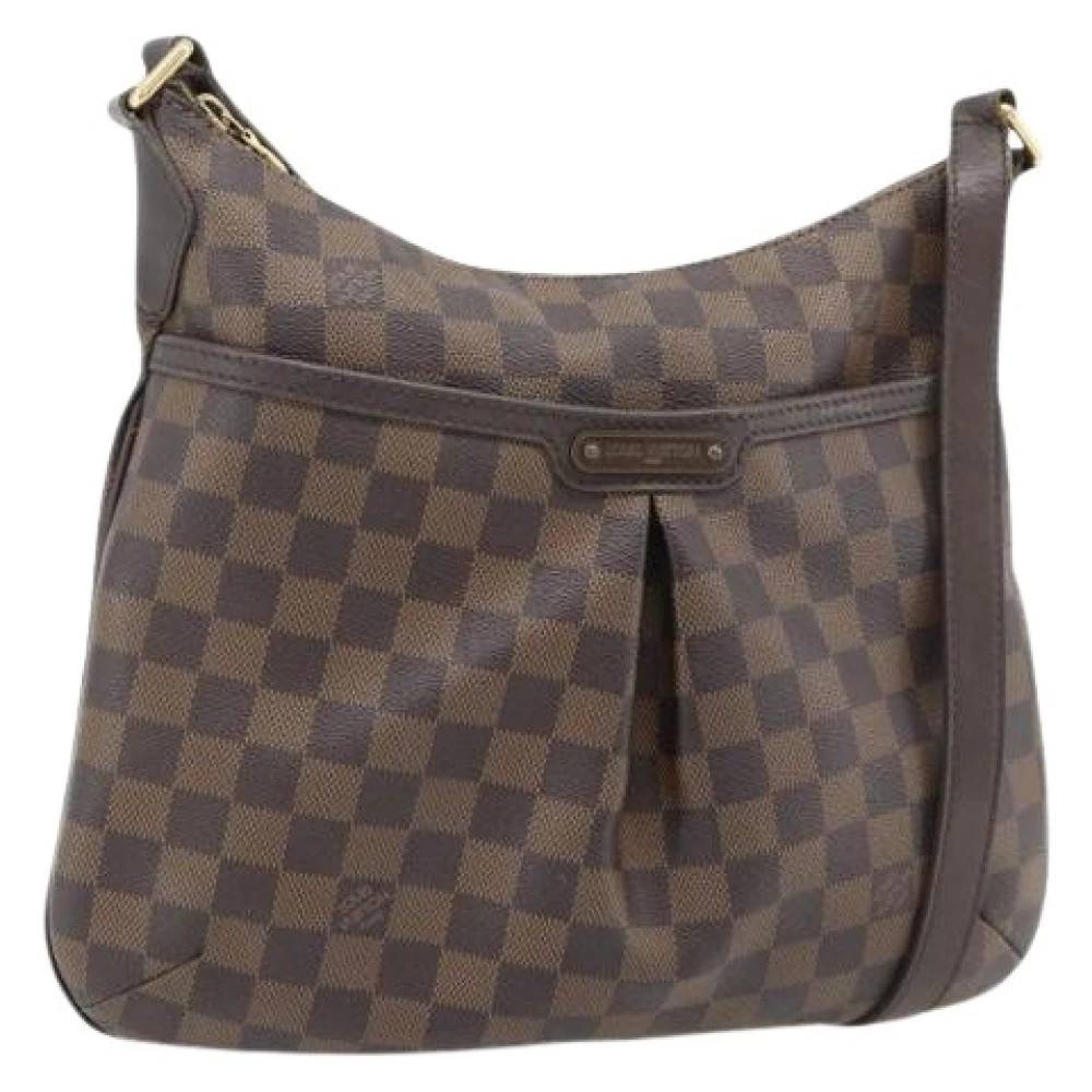 Louis Vuitton Vintage - Pre-owned Damier Ebene Axelremsväska Vintage - Dam - ONE Size - Läder