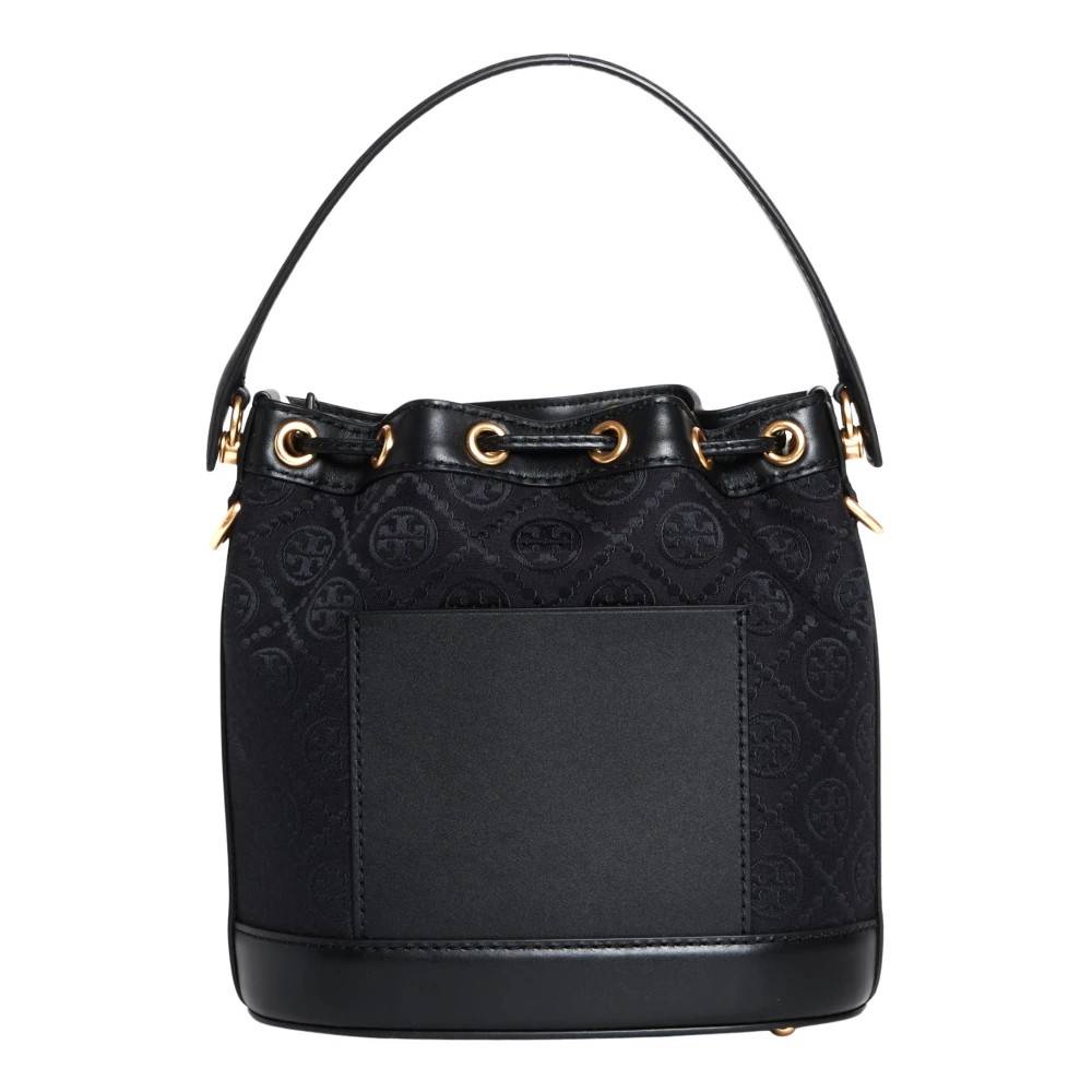 Tory Burch T Monogram Skuldertaske - Tasker - Dame - Sort - ONE SIZE - Uld