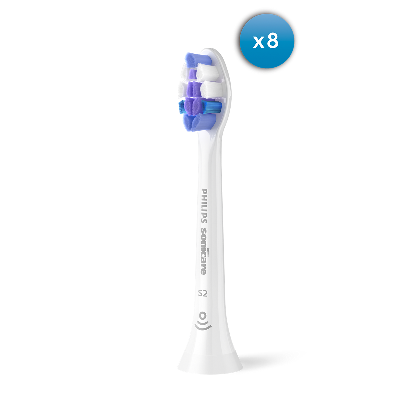 Philips - Sonicare Sensitive S2 - Vit - 8 st