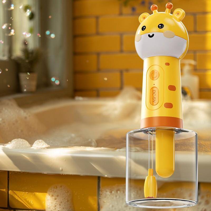 Pet Bubble Machine Cute Panda Bubble Machine Dog Cat Bathing Bath Body Wash Dog Smart Bubble Machine dogs and cats