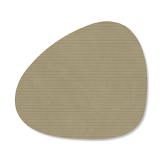 LIND DNA Corduroy glasunderlägg curve Herbal Dust - Grön