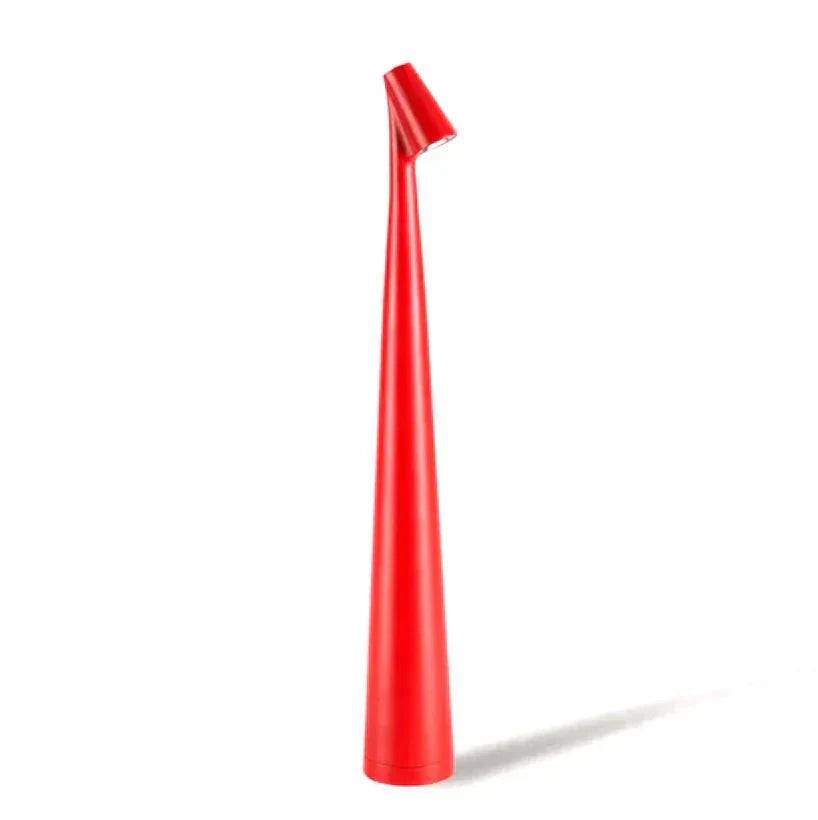 Spark Touch - Elegant Dimmable Trådlös Bordslampa - Röd / 45 cm