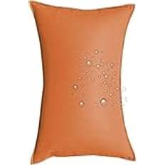 Örngott Vattentäta Pillow Cases för Bed Rektangel Kuddöverdrag Soffa Stor 60x90 Soffkuddar 40x60 Soffkudde 50x70 Dekorativa Kuddfodral 60x80 Örngott Dragkedja Kuddar Standard Utomhus(Orange,60x80 cm 2